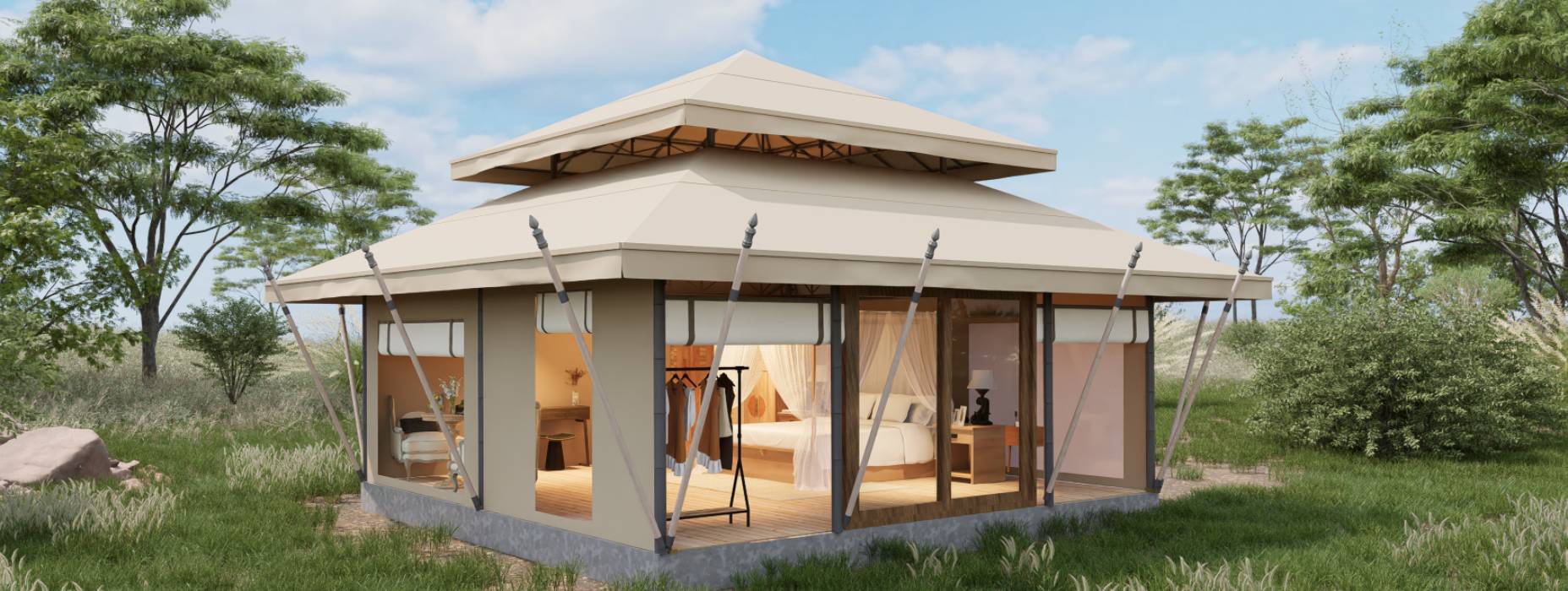 八宿县户外野奢帐篷